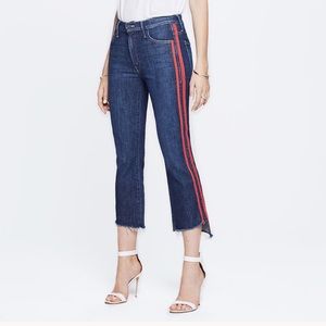 Mother Insider Crop Step Fray Jeans